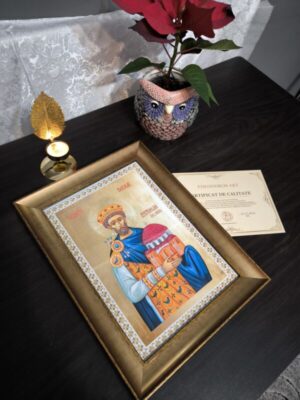 Icoana Sfantul Imparat Iustinian Cel Mare - Replica Print Icoana Originala